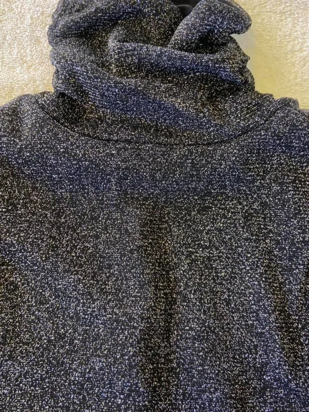 Women's Black and Silver Shirt